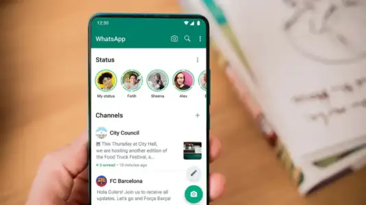 Captura de la aplicación de WhatsApp