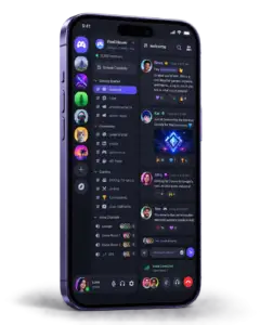 Captura de la aplicación de Discord